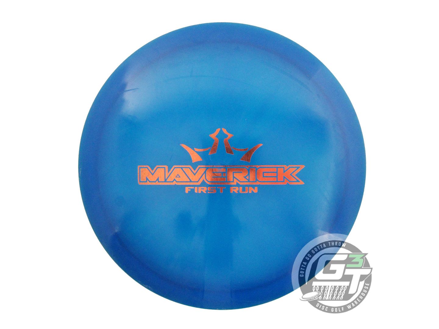USED Dynamic Discs FIRST RUN Lucid Maverick 174g Blue Copper Foil Driver Disc