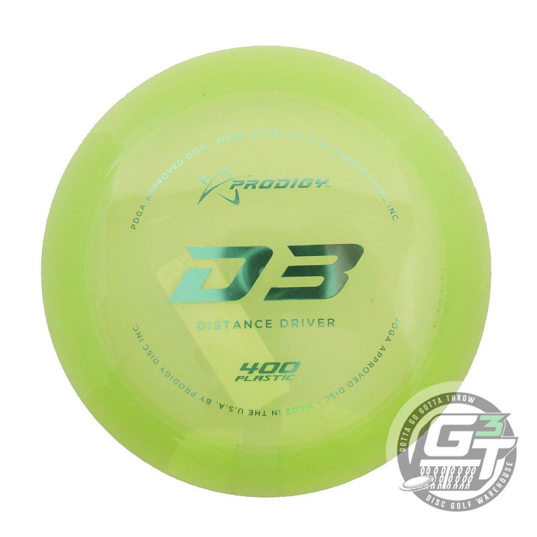 Prodigy 400 Series D3 Distance Driver Golf Disc (Individually Listed)