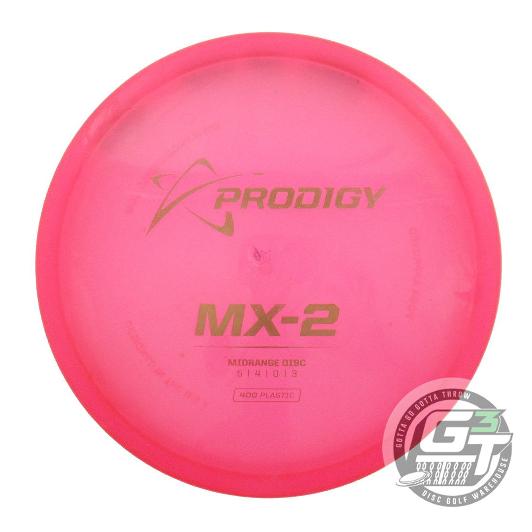 USED Prodigy Discs 400 MX2 176g Pink Brown Foil Midrange Golf Disc