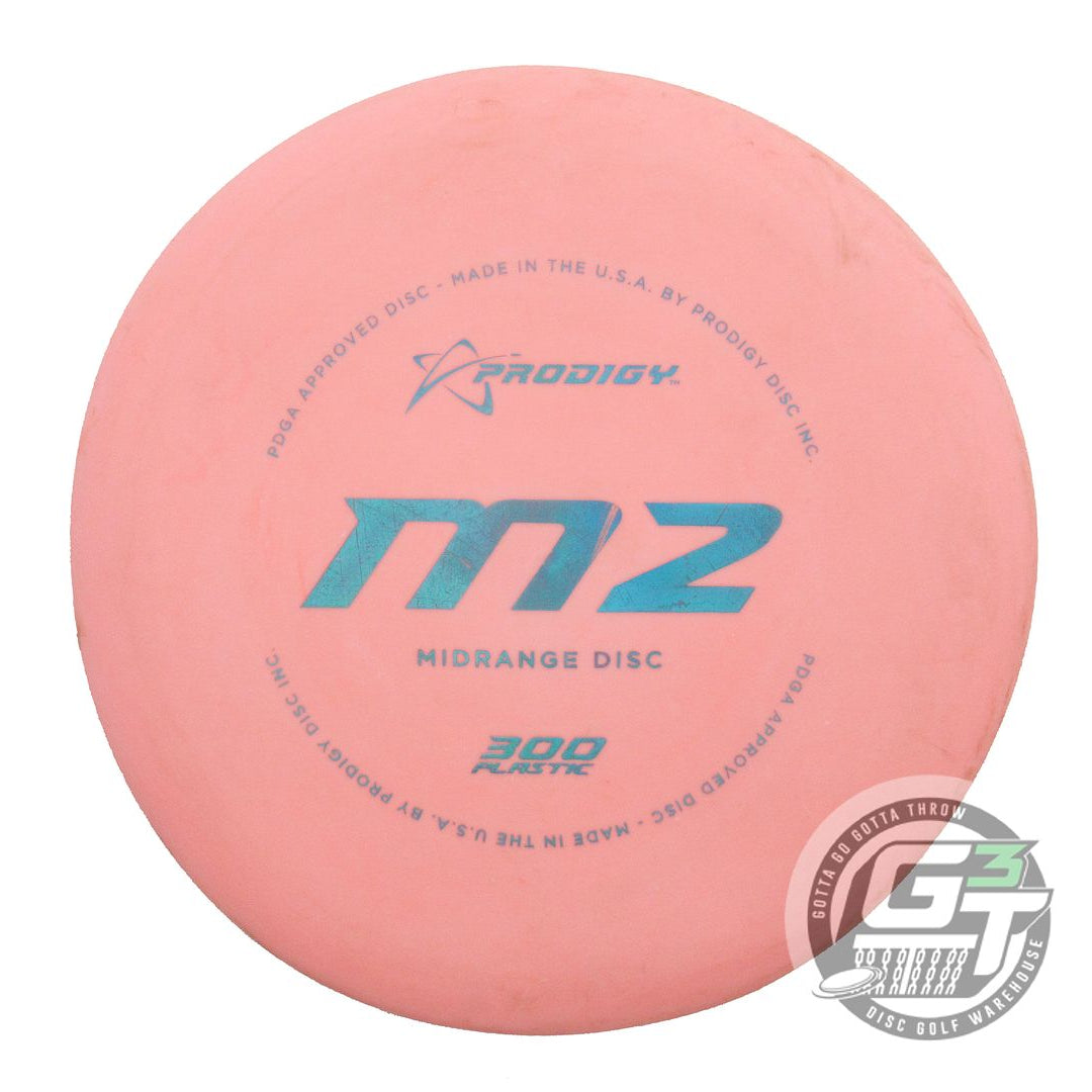 USED Prodigy Discs 300 M2 180g Peach Blue Holo Foil Midrange Golf Disc