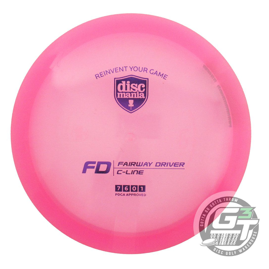 USED DiscMania C-Line FD 175g Pink Purple Foil Fairway Driver Golf Disc
