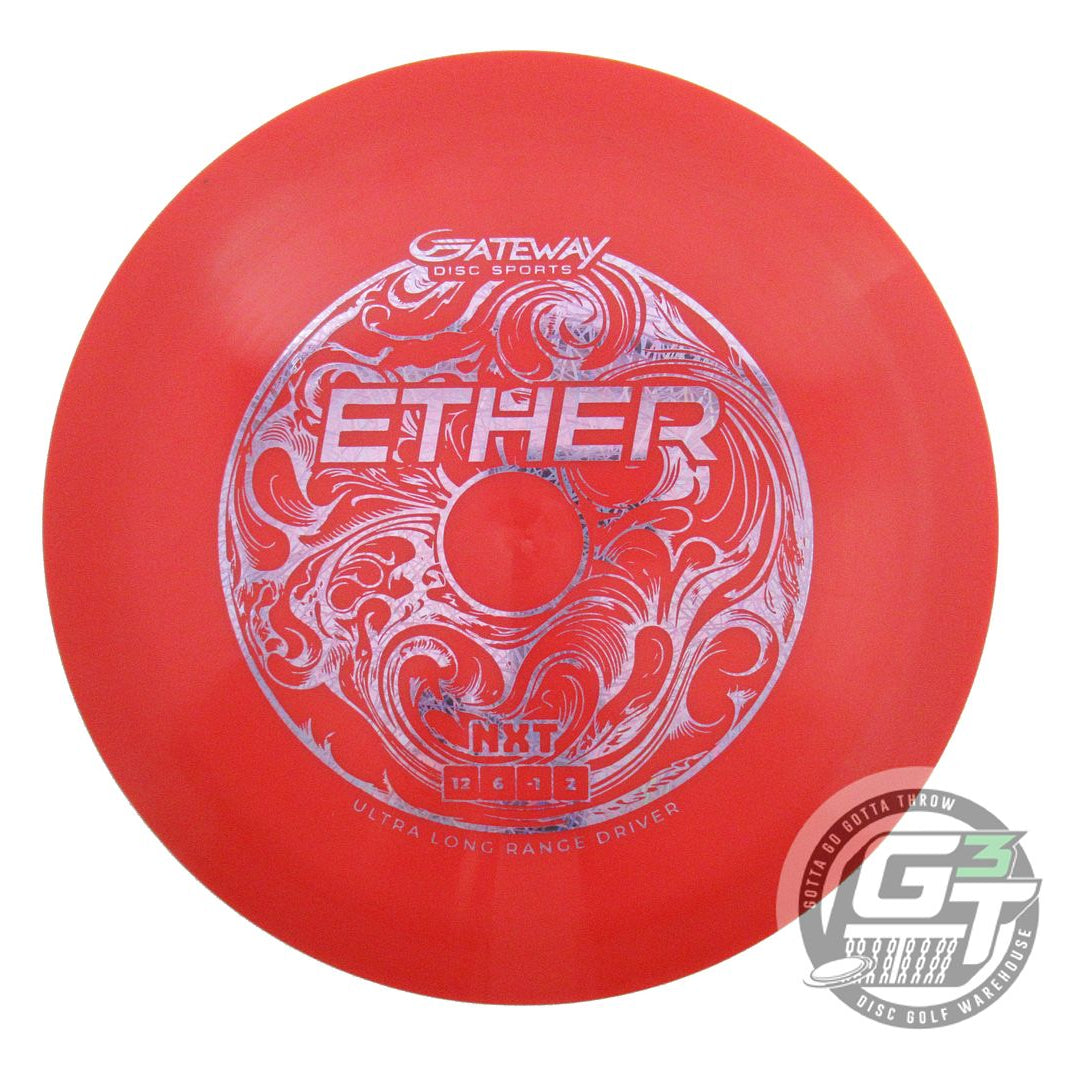 NOS Gateway NXT Ether 176g Red Lilac Foil A Distance Driver Golf Disc