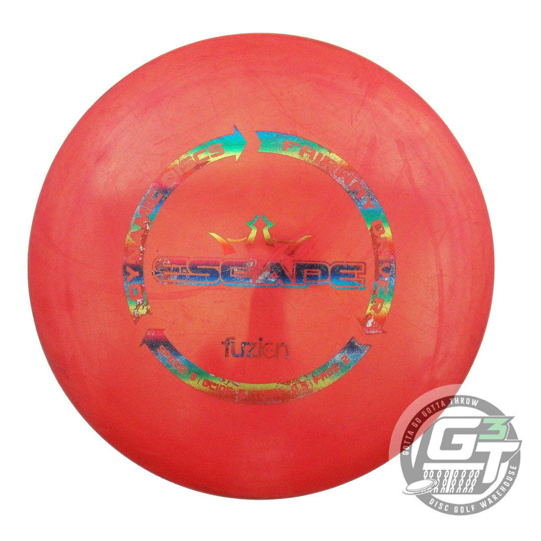 USED Dynamic Discs BioFuzion Escape 168g Red Rainbow Foil Fairway Driver Disc