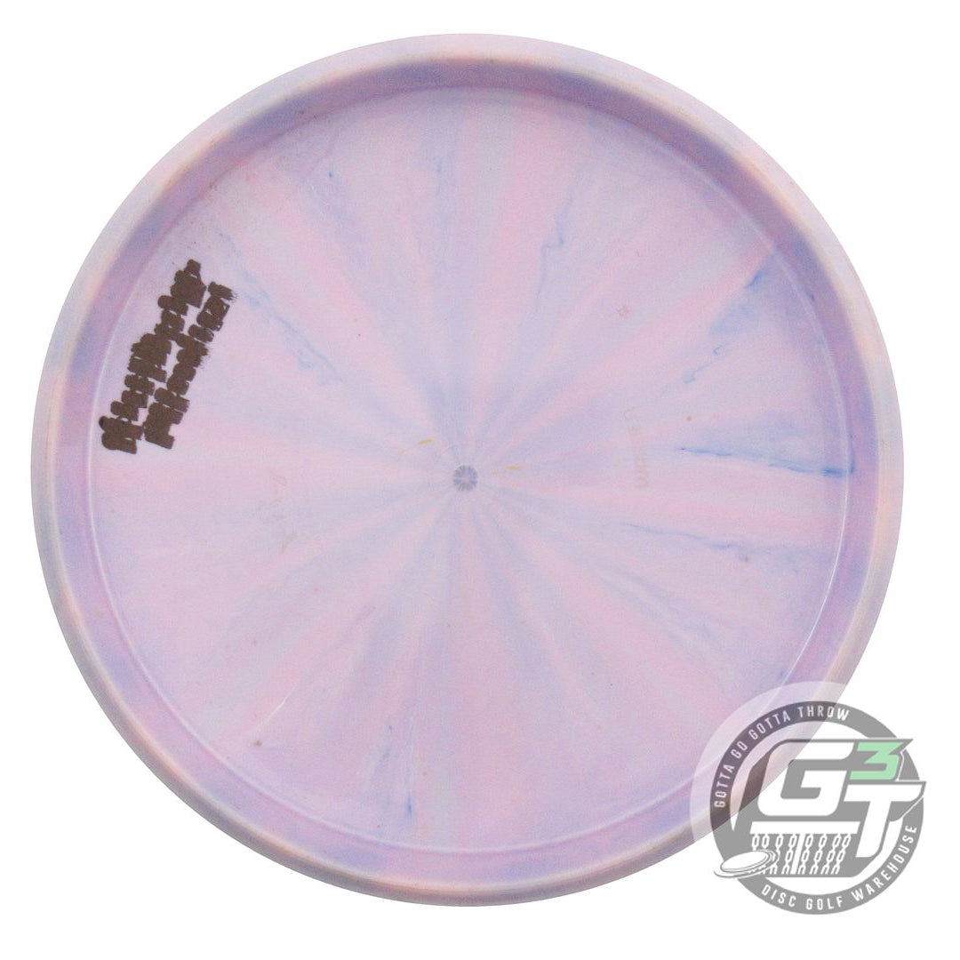 USED Dynamic Discs Fuzion Burst Warden 175g Lilac Red Foil Putter Golf Disc