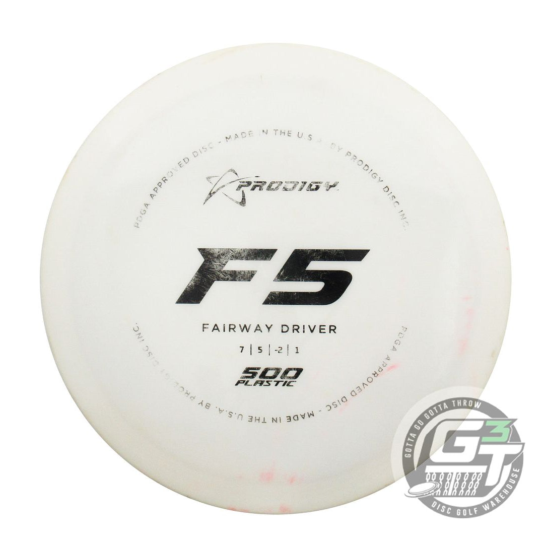 USED Prodigy Discs 500 F5 173g White Black Stamp Fairway Driver Golf Disc