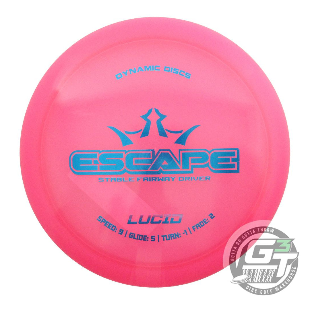 Dynamic Discs Lucid Escape Fairway Driver Golf Disc (Individually Listed) - Gotta Go Gotta Throw
