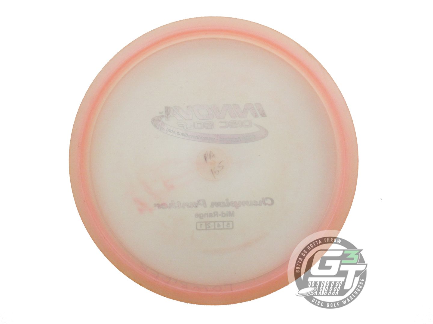 USED Innova Champion Panther 165g Lt. Pink Blue Foil Midrange Golf Disc