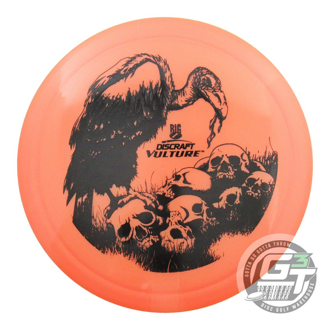USED Discraft Big Z Vulture 178g Orange Black Stamp Distance Driver Golf Disc