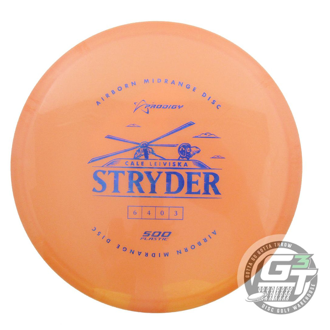 Prodigy Collab Series Cale Leiviska 500 Series Stryder Midrange Golf Disc (Individually Listed) - Gotta Go Gotta Throw