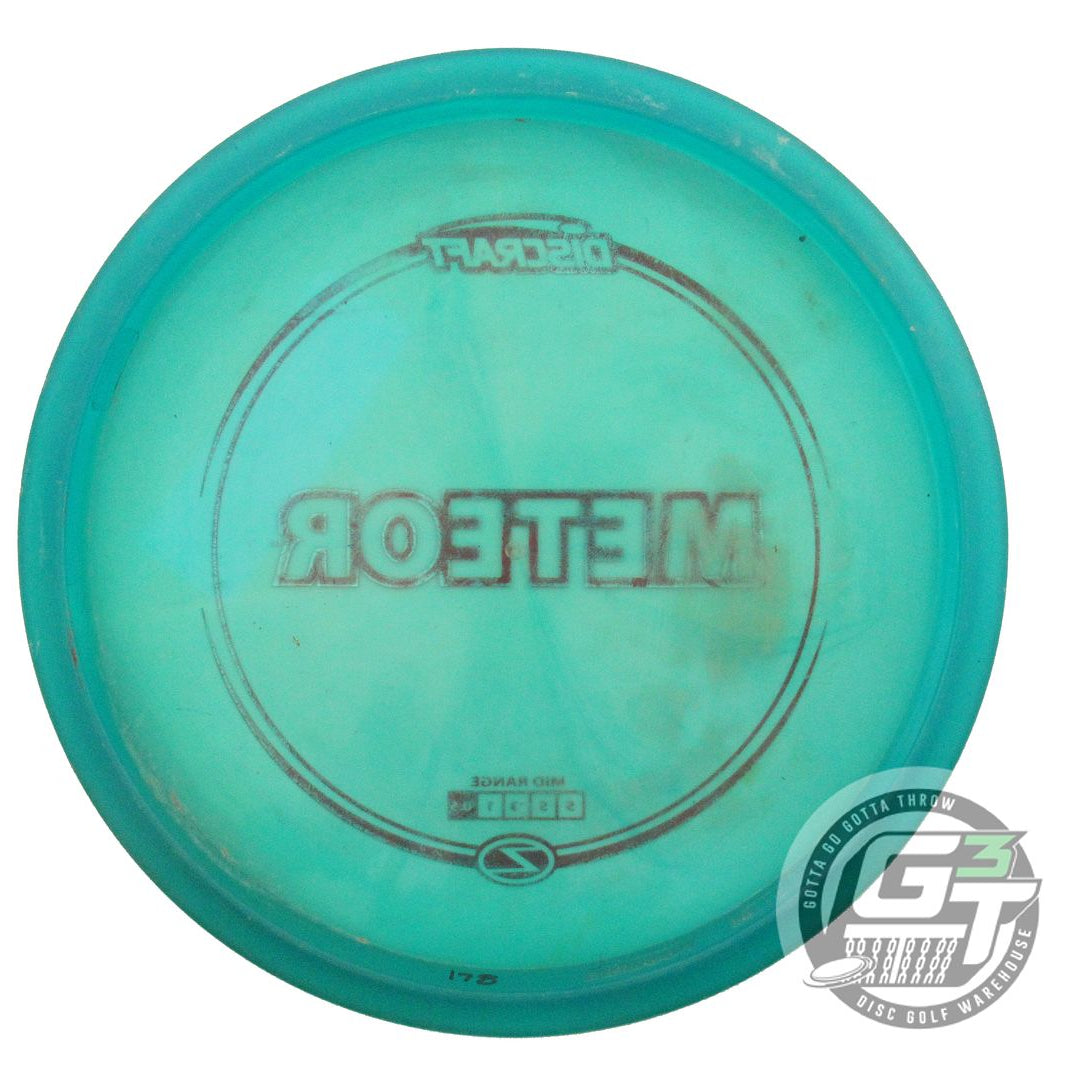 USED Discraft Z Meteor 178g Teal Red Foil Midrange Golf Disc