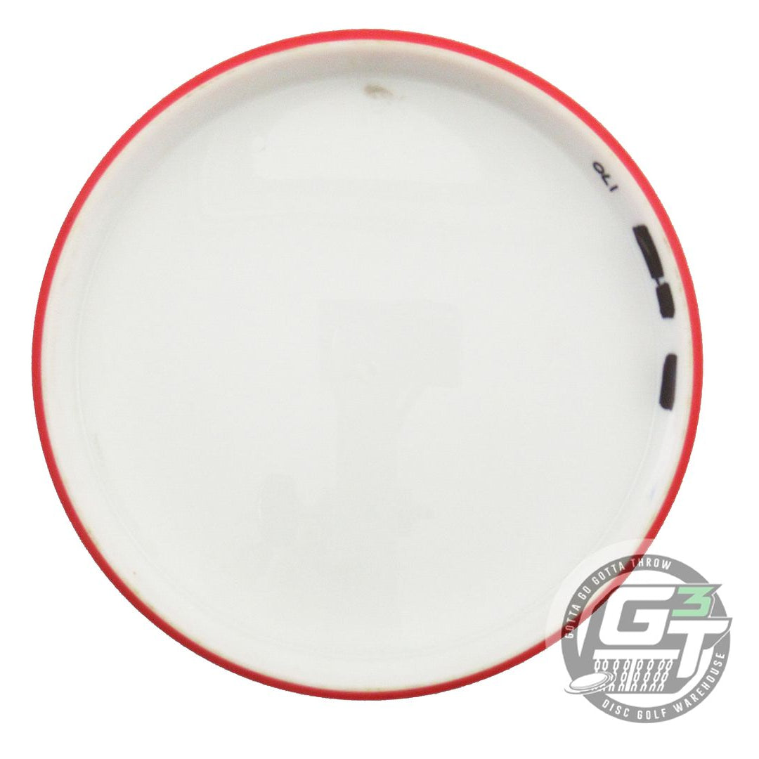 USED Axiom Discs Neutron Envy 170g White Red Rim BLANK Putter Golf Disc