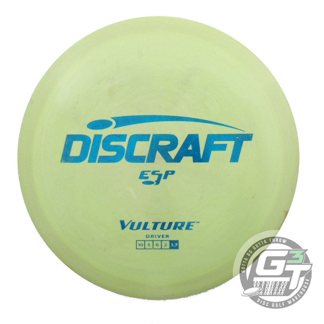 USED Discraft ESP Vulture 174g Olive Blue Foil Distance Driver Golf Disc