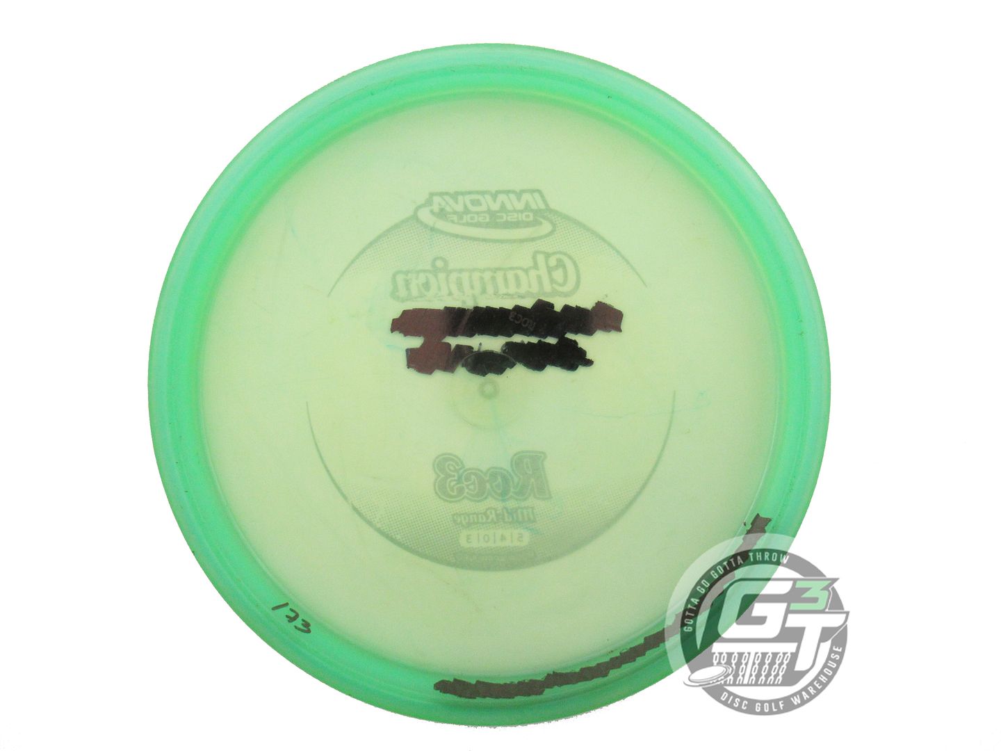 USED Innova Champion Roc3 173g Green Silver Stamp Midrange Golf Disc