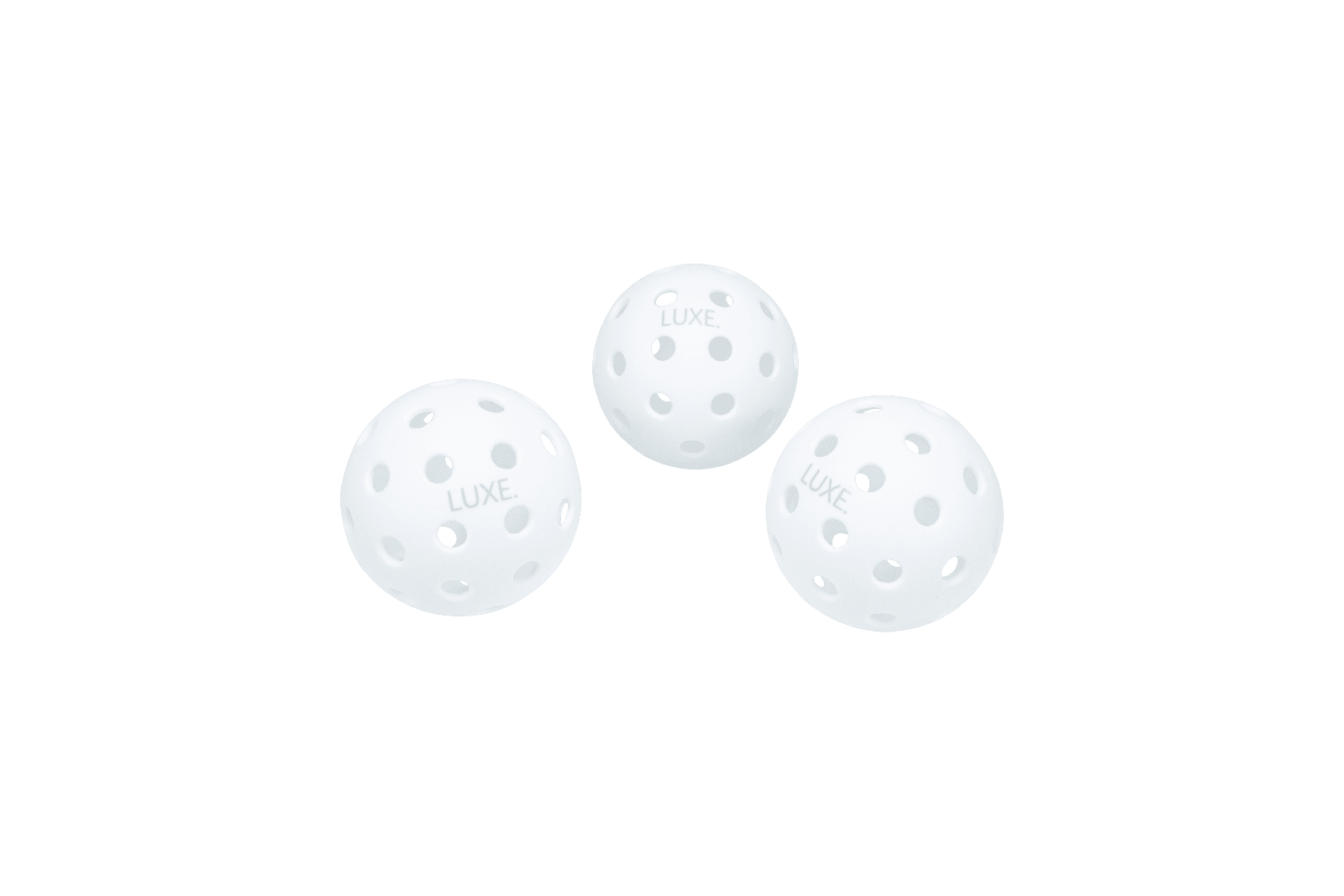 White Pickleballs - Pack of 3