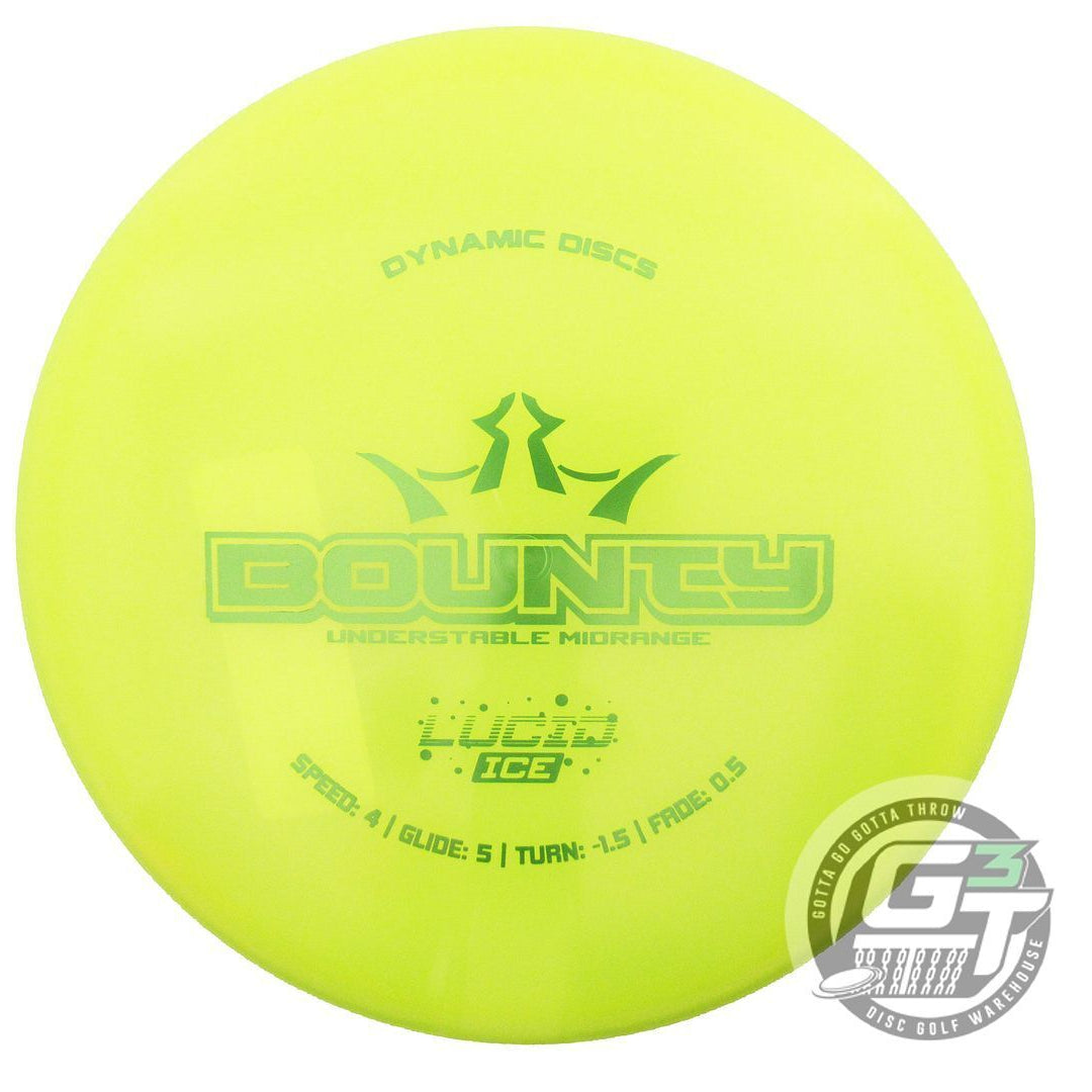 Dynamic Discs Glimmer Lucid Ice Bounty Midrange Golf Disc (Individually Listed)