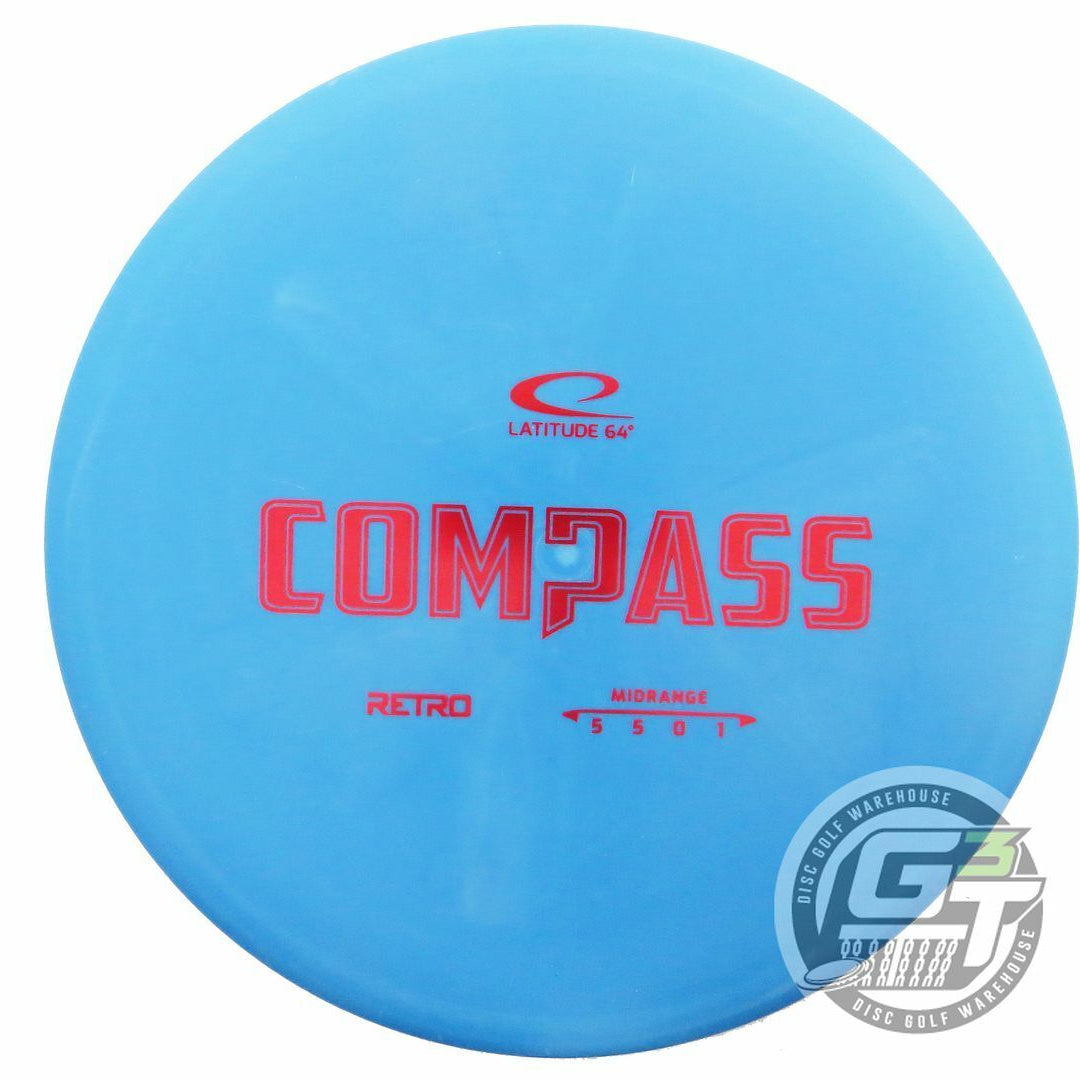 Latitude 64 Retro Line Compass Midrange Golf Disc (Individually Listed)