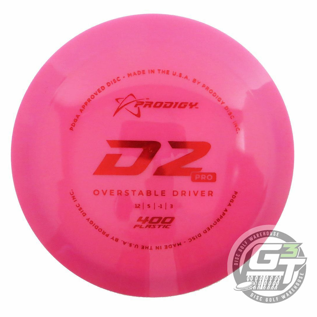 Prodigy 400 Series D2 Pro Distance Driver Golf Disc (Individually Listed)