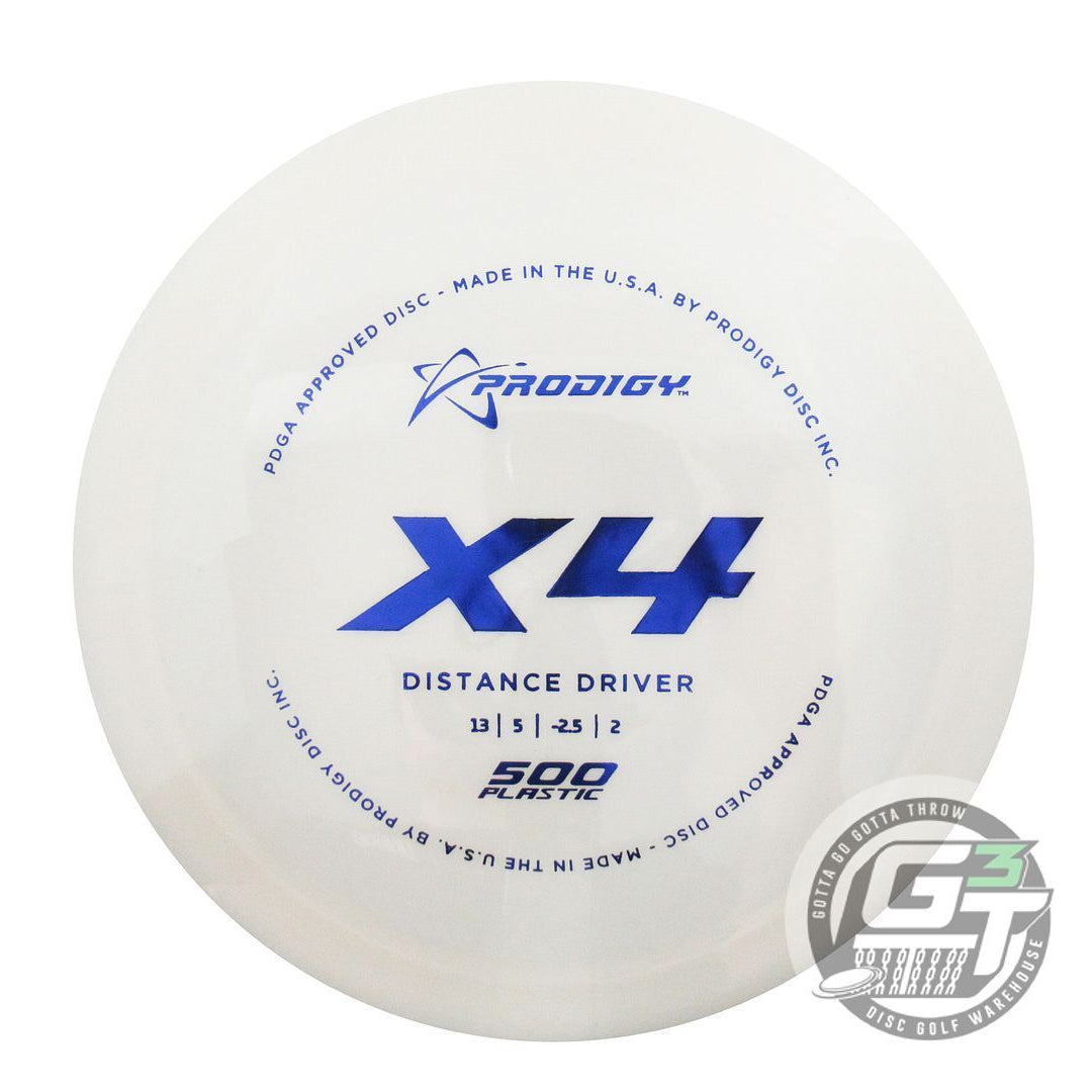 Prodigy 500 Series X4 Distance Driver Golf Disc (Individually Listed)
