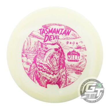 Wild Discs Nuclear Glow Tasmanian Devil Fairway Driver Golf Disc (Individually Listed)