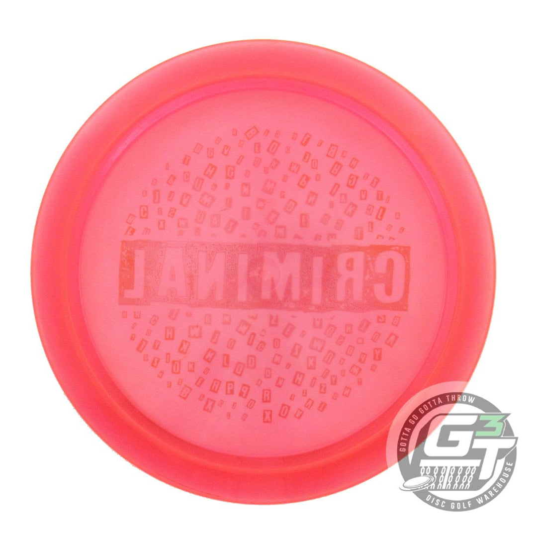 USED Dynamic Discs RANSOM Lucid Ice Criminal 173g Red Distance Driver Golf Disc