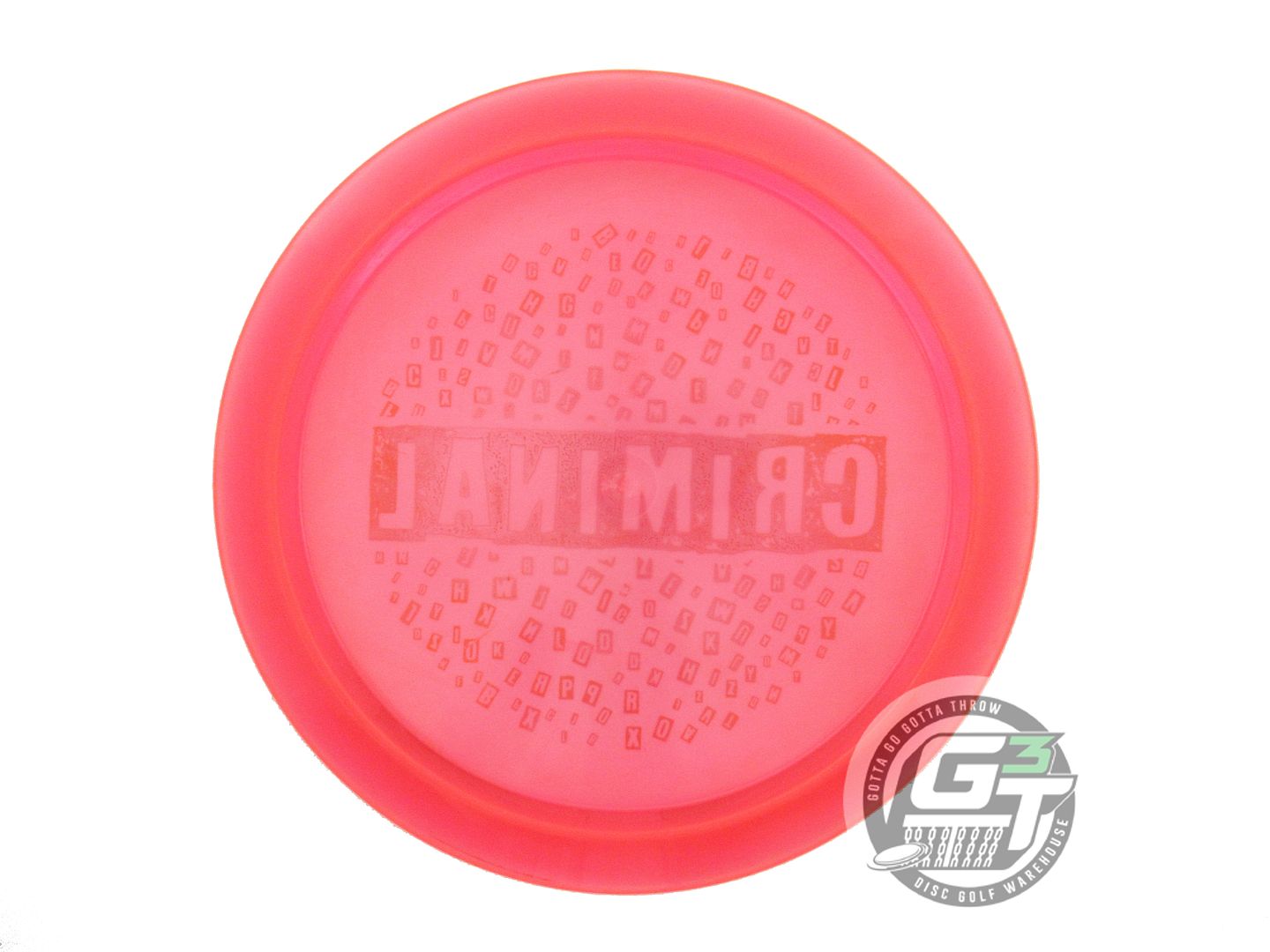 USED Dynamic Discs RANSOM Lucid Ice Criminal 173g Red Distance Driver Golf Disc