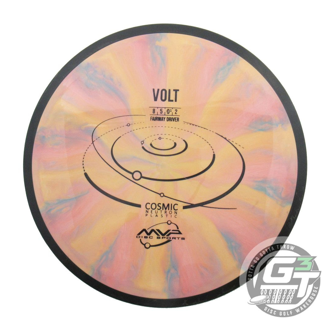 USED MVP Disc Sports Cosmic Neutron Volt 171g Marigold-Pink Fairway Driver Disc