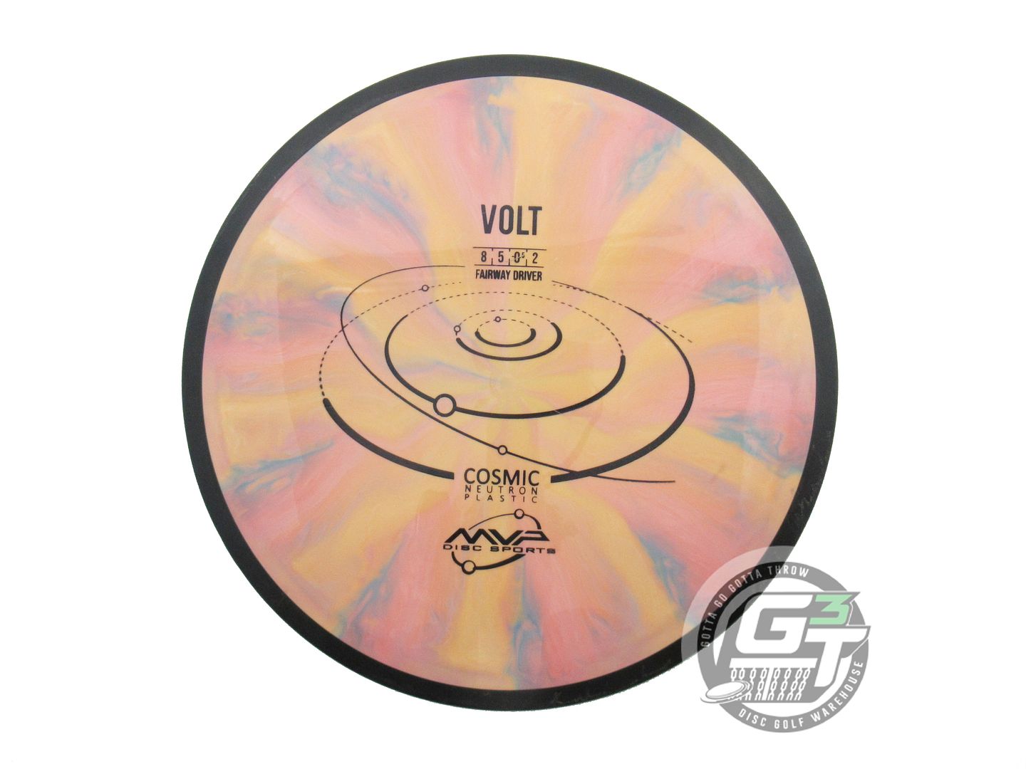 USED MVP Disc Sports Cosmic Neutron Volt 171g Marigold-Pink Fairway Driver Disc