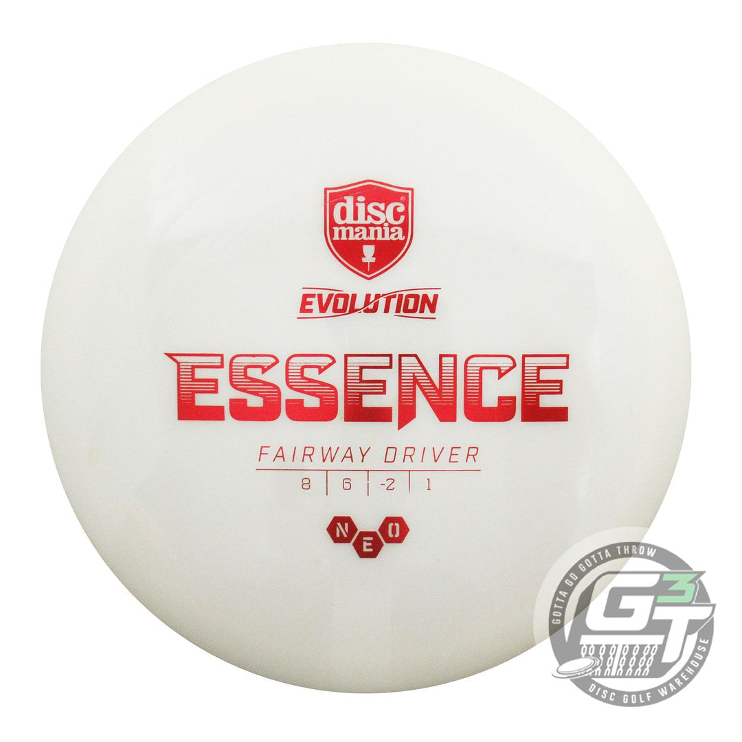 USED DiscMania Neo Essence 173g White Red Foil Driver Golf Disc