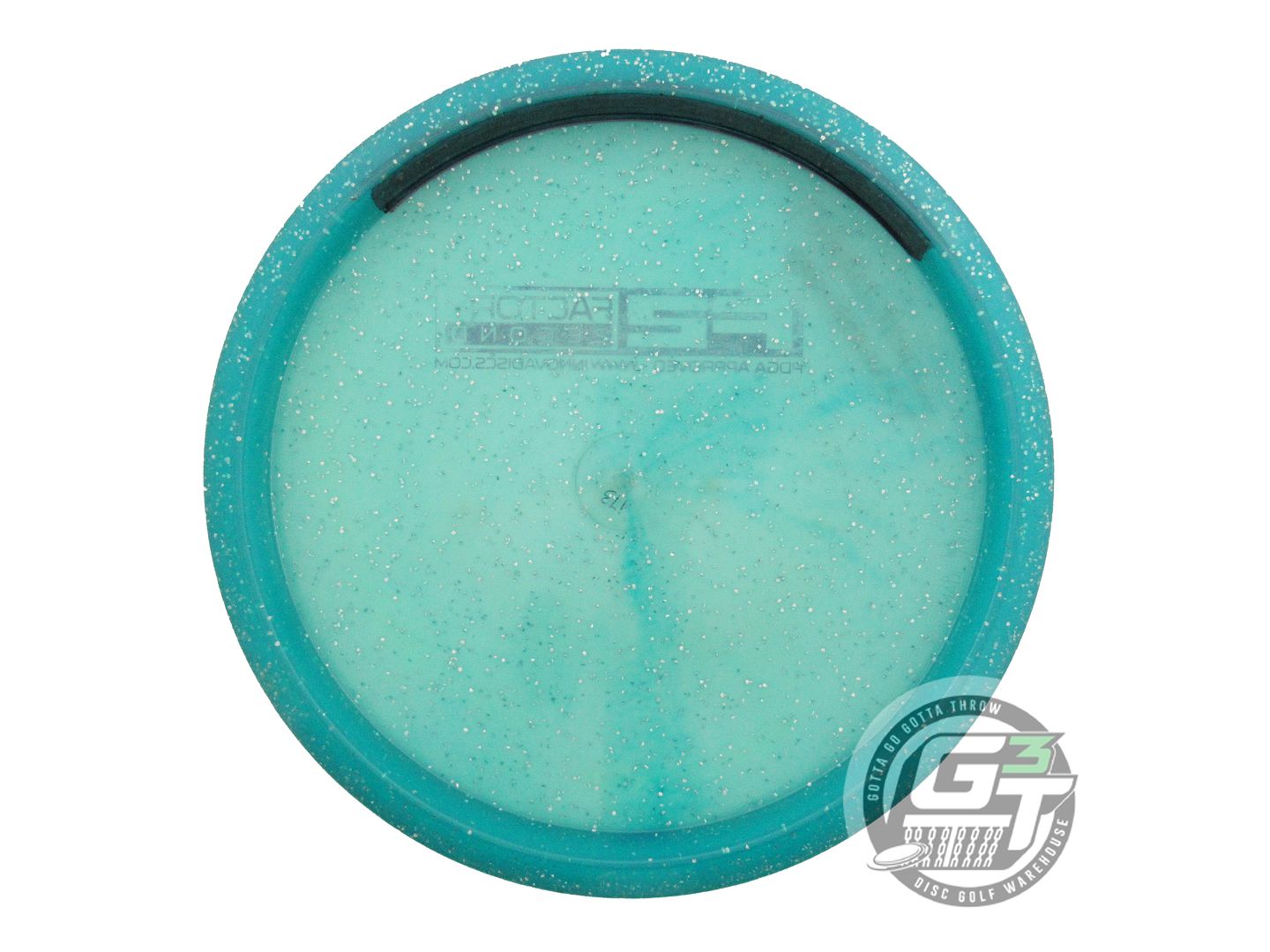 USED Innova X-OUT Metal Flake Champion Gator 173g Teal Midrange Golf Disc