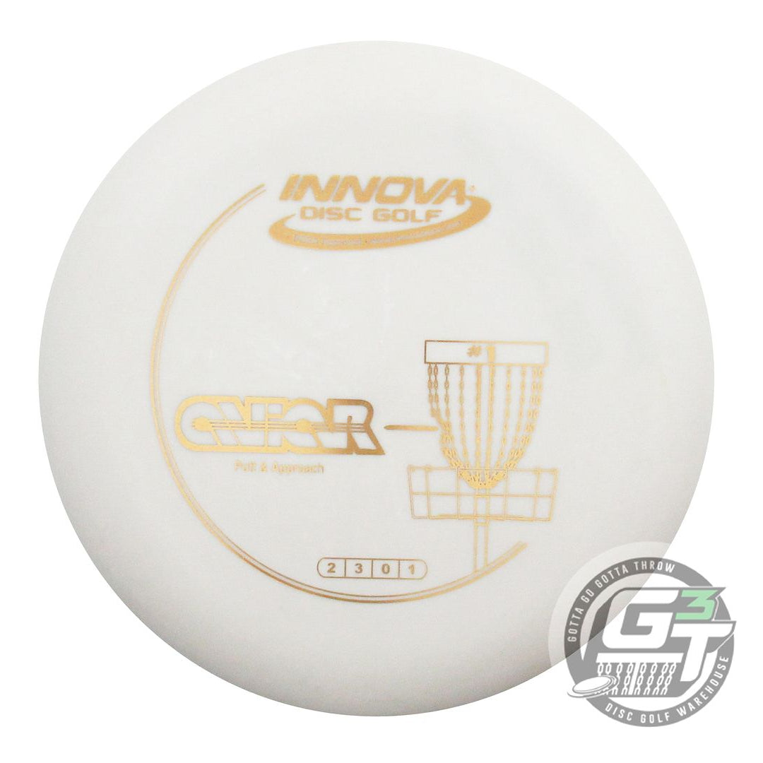 USED Innova DX Aviar 163g White Gold Foil Putter Golf Disc