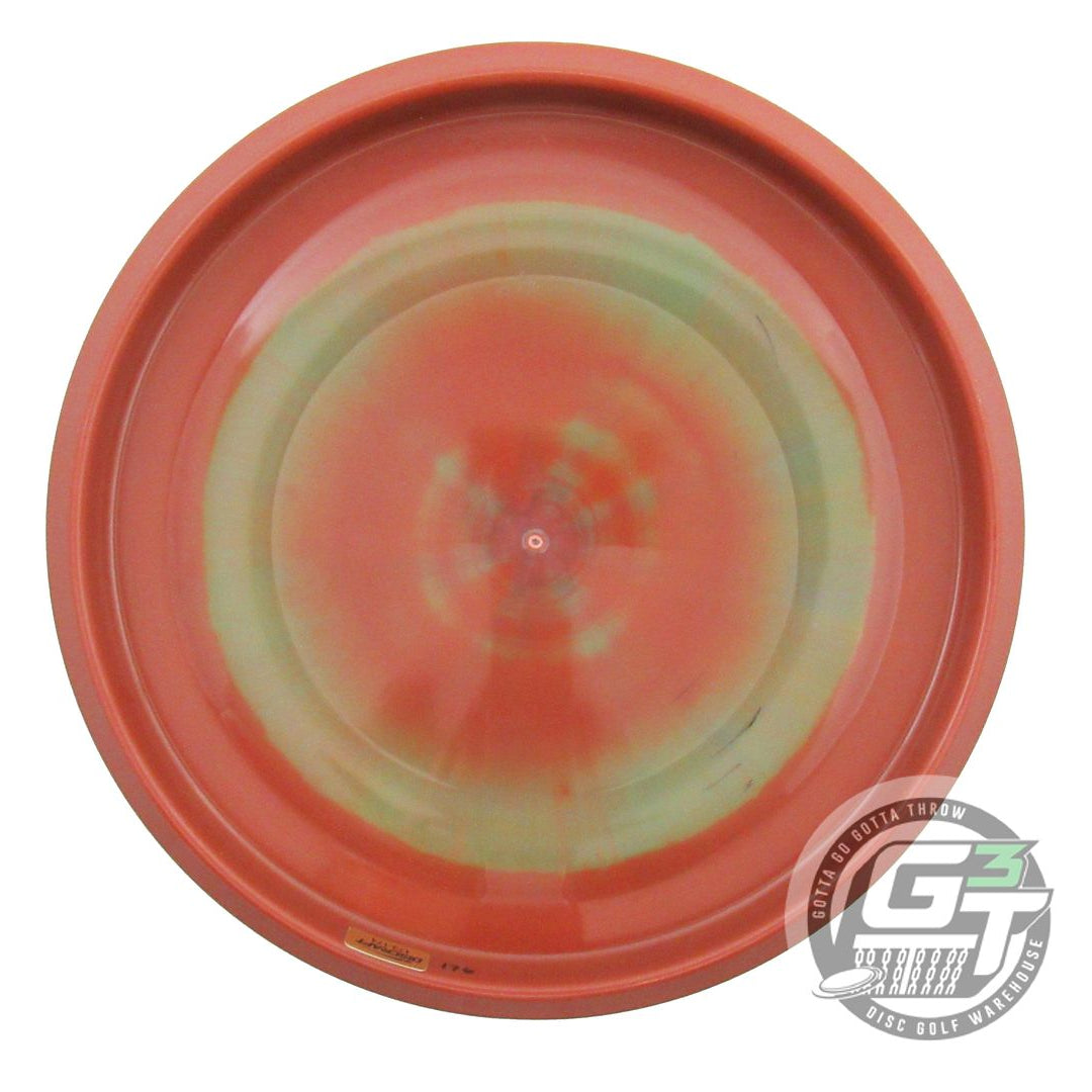 USED Discraft FIRST RUN ESP Zone GT 176g Burnt Orange Lime Foil Putter Golf Disc