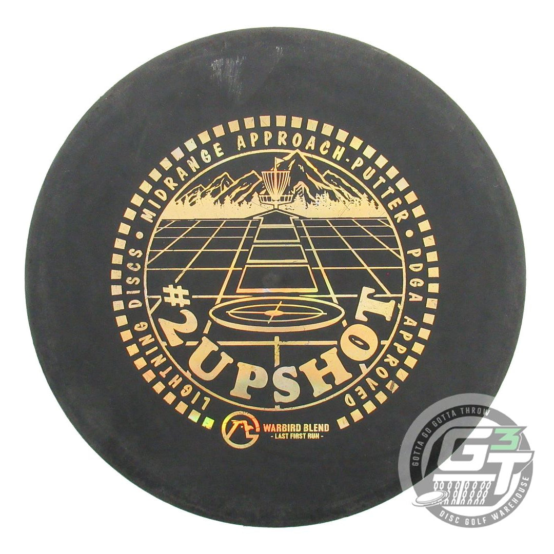 USED Lightning LAST FIRST RUN Warbird #2 Upshot 172g Black Putter Golf Disc