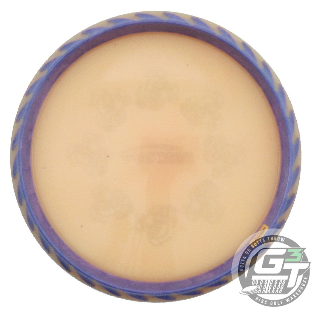 NOS Discraft FuZed BuzzzSaw Buzzz 176g Peach Lime Foil BEE RING Midrange Disc