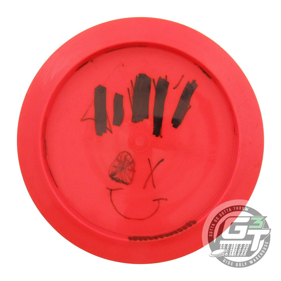 USED Dynamic Discs Fuzion Raider 175g Red Silver Stamp Distance Driver Golf Disc