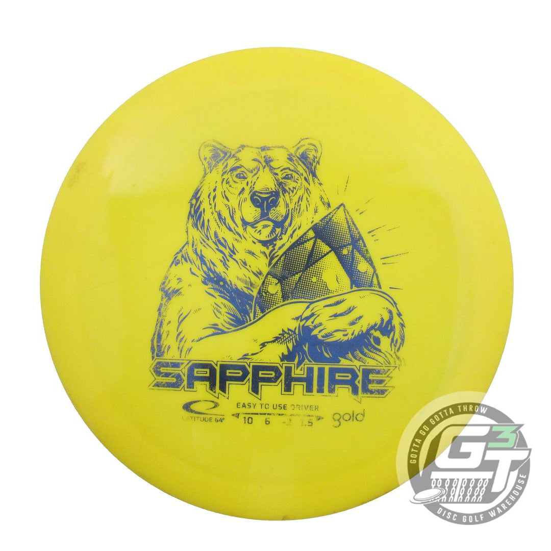 USED Latitude 64 Gold Sapphire 158g Yellow Blue Foil Distance Driver Golf Disc