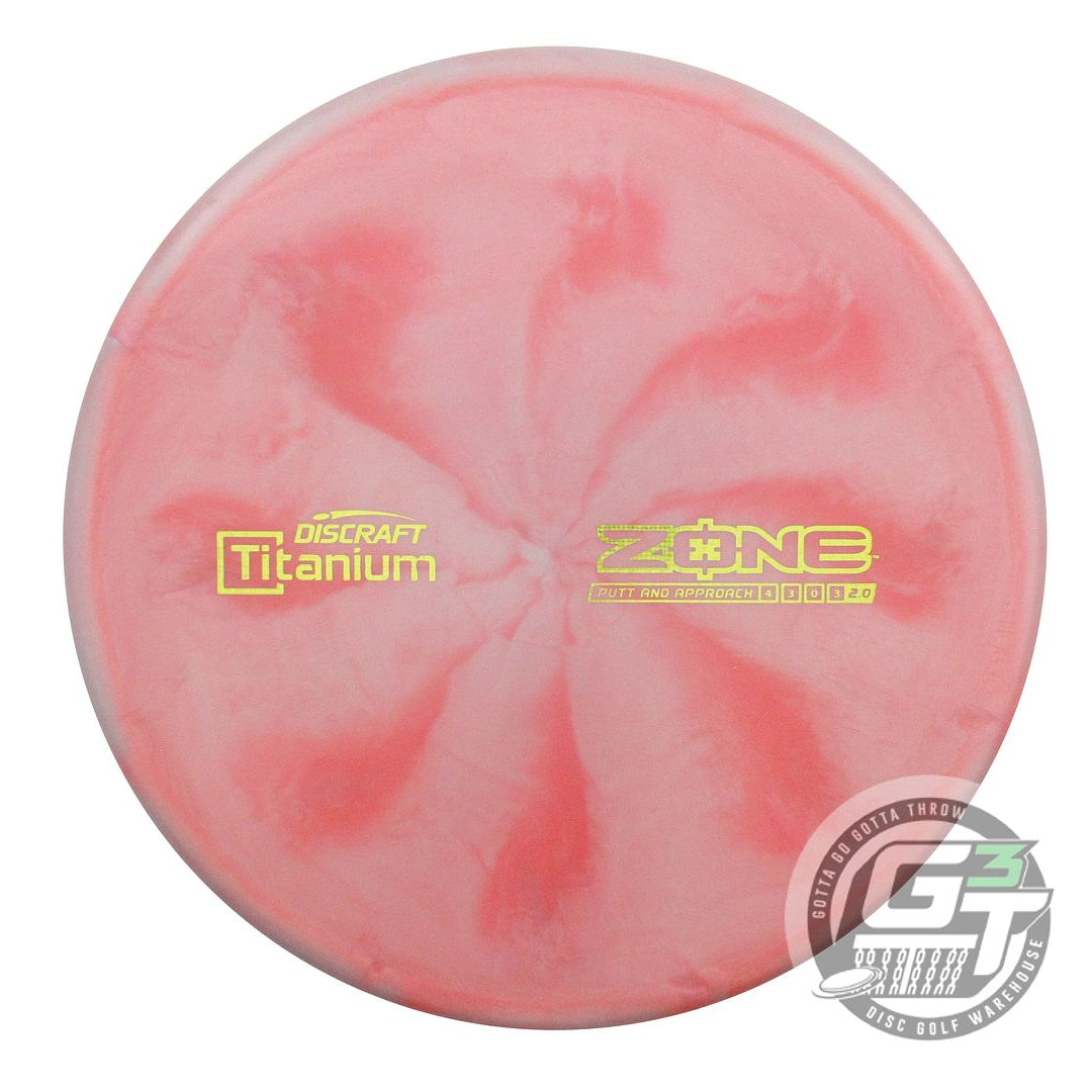 NOS Discraft Titanium Zone 174g Pink Putter Golf Disc