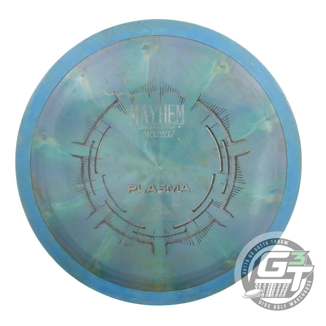 USED Axiom Discs Plasma Mayhem 172g Green-Blue Blue Rim Distance Driver Disc