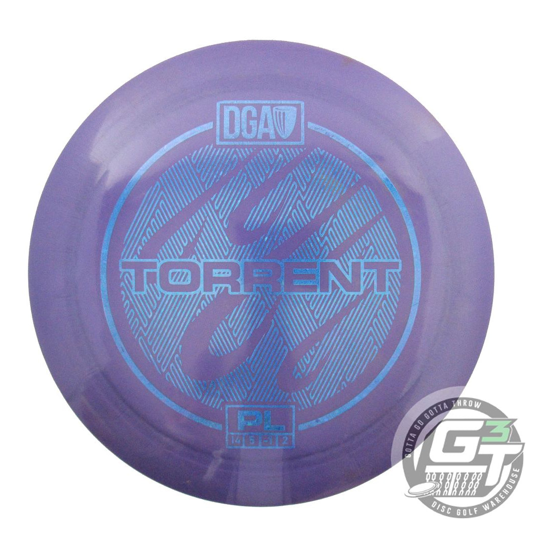 USED DGA ProLine Torrent 174g Purple Blue Glitter Foil Driver Golf Disc