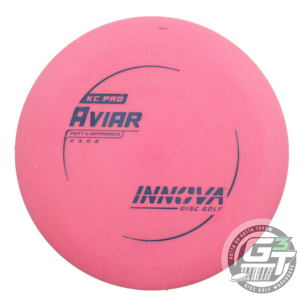 USED Innova KC Pro Aviar 172g Pink Blue Stamp Putter Golf Disc