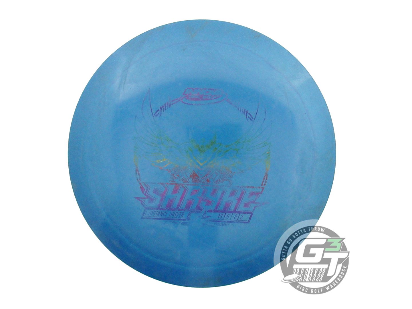 USED Innova GStar Shryke 173g Blue Rainbow Foil Distance Driver Golf Disc