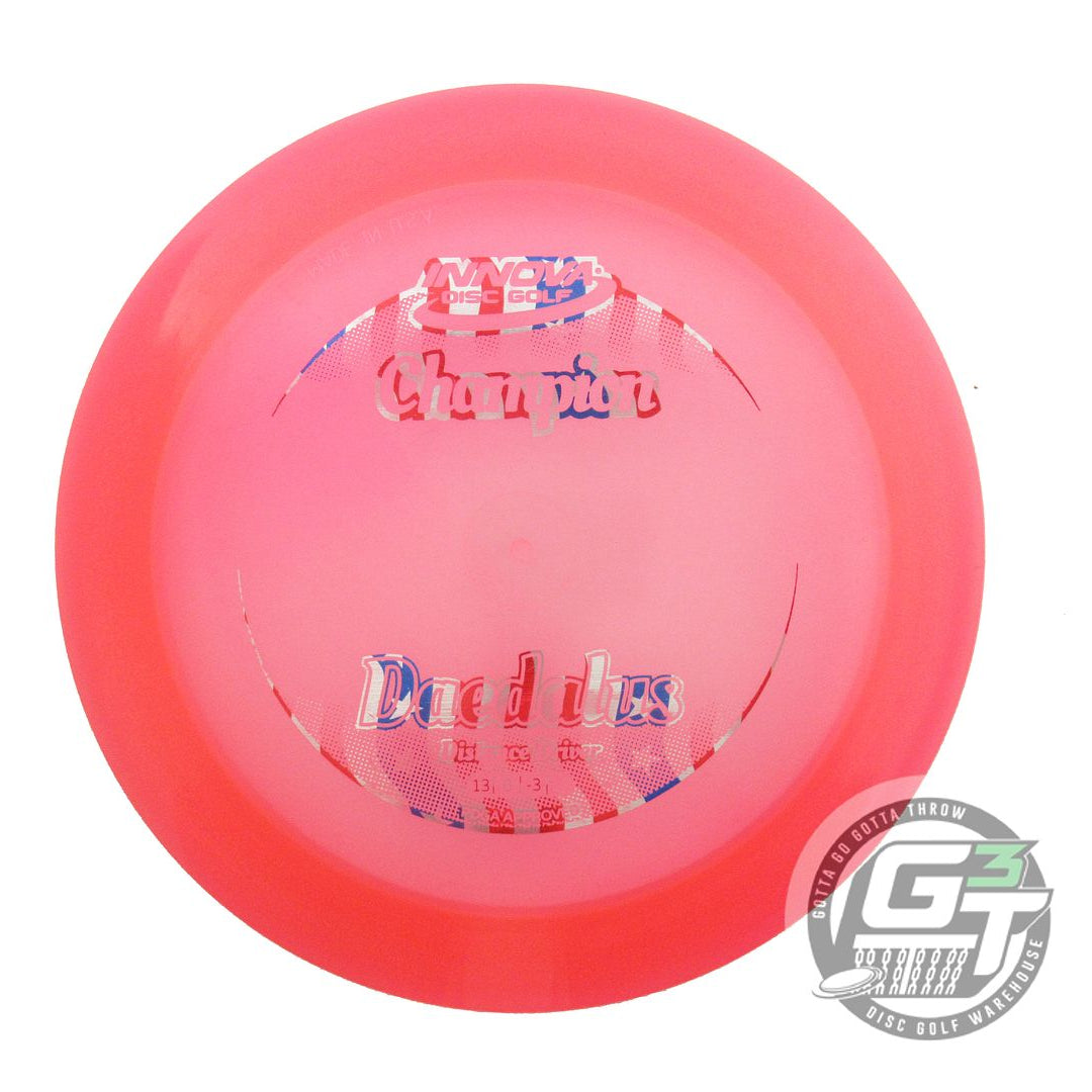 USED Innova Champion Daedalus 172g Pink Flag Foil Distance Driver Golf Disc