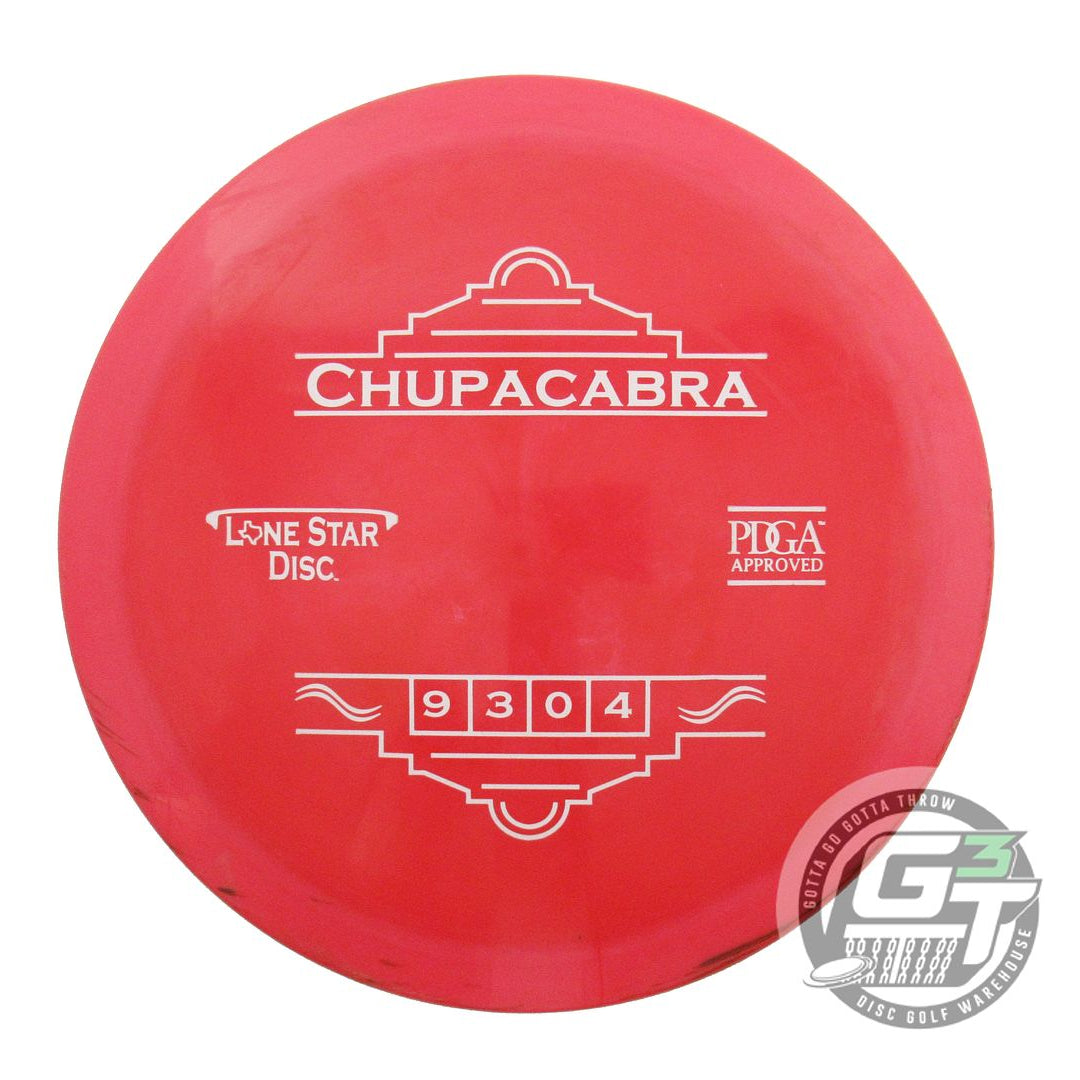 USED Lone Star Alpha Chupacabra 175g Red White Stamp Fairway Driver Golf Disc