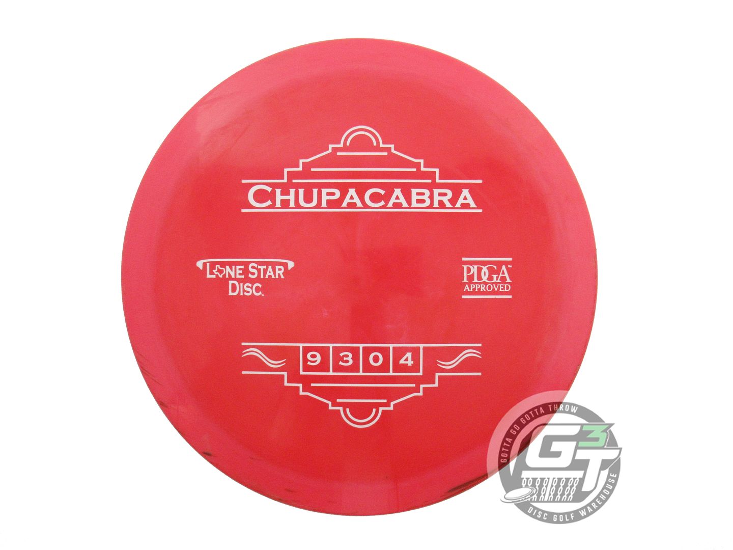 USED Lone Star Alpha Chupacabra 175g Red White Stamp Fairway Driver Golf Disc