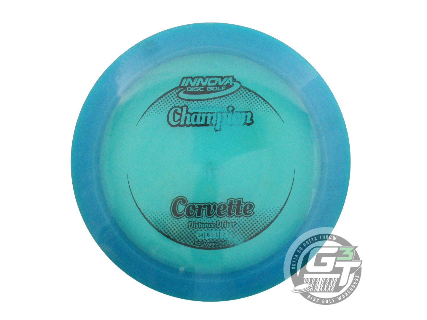 USED Innova Champion Corvette 171g Blue Black Stamp WAPRED Distance Driver Disc