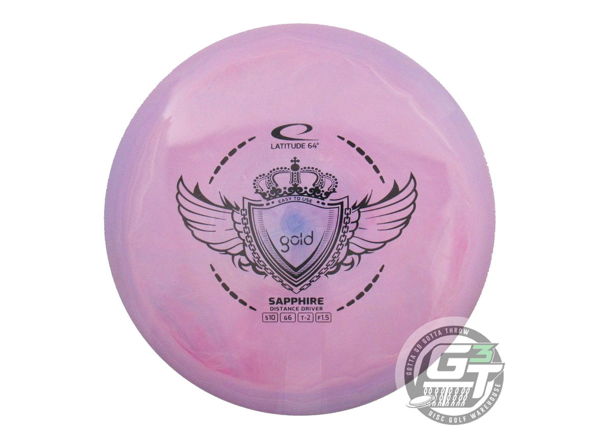 USED Latitude 64 Gold Sapphire 158g Purple Black Stamp Distance Driver Golf Disc