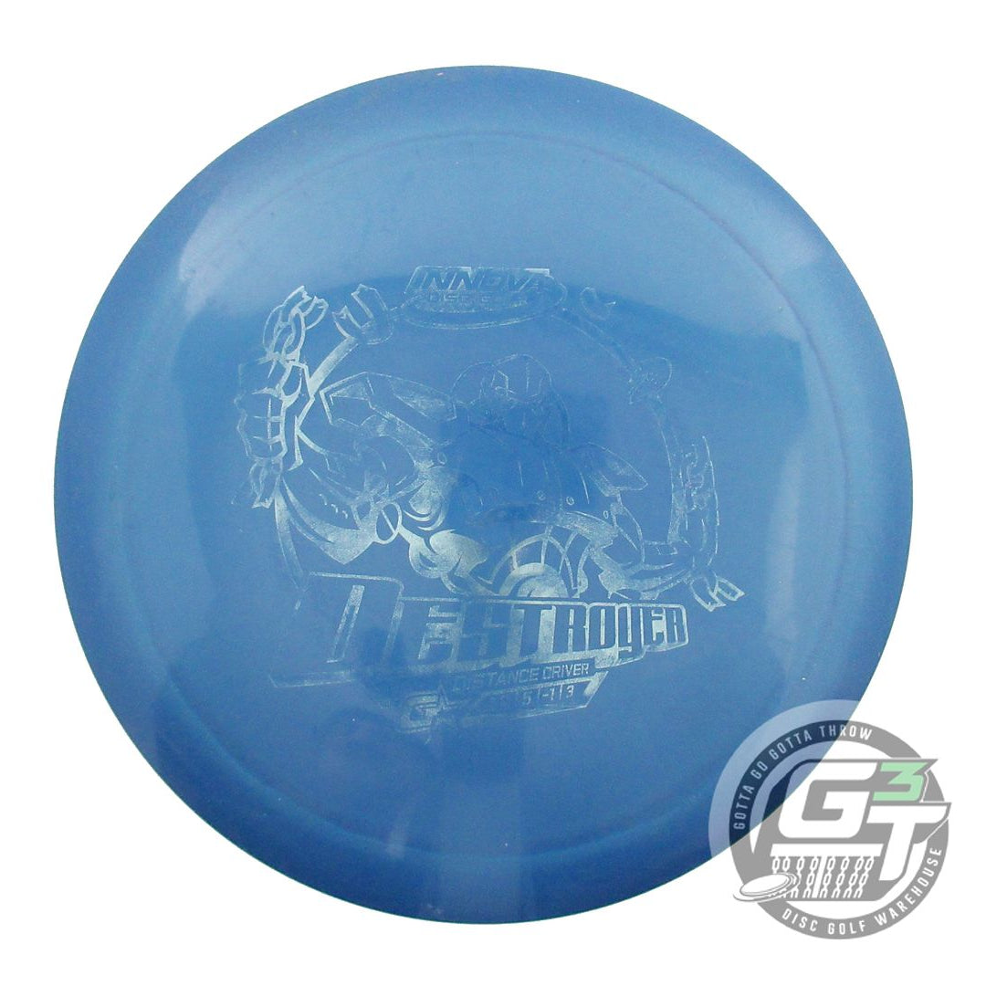 USED Innova GStar Destroyer 175g Blue Silver Foil Distance Driver Golf Disc