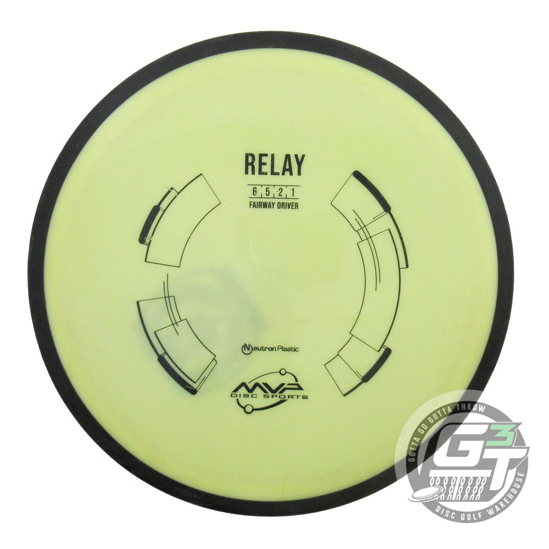 USED MVP Disc Sports Neutron Relay 163g Yellow Fairway Driver Golf Disc
