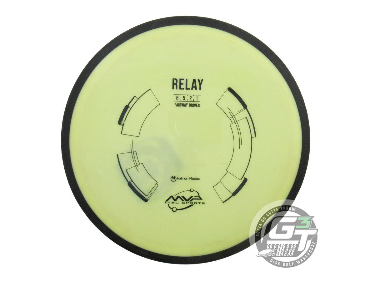 USED MVP Disc Sports Neutron Relay 163g Yellow Fairway Driver Golf Disc