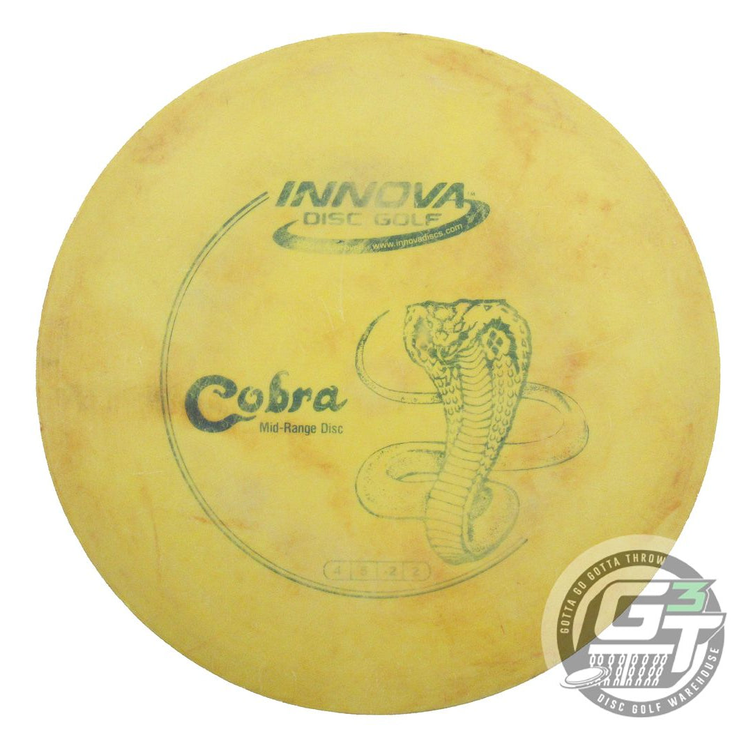 USED Innova DX Cobra 168g Yellow Black Stamp Midrange Golf Disc