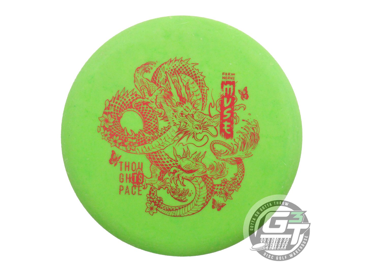 USED Thought Space Nerve Firm Muse 171g Green Red Foil Putter Golf Disc